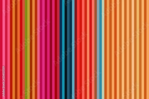 Colorful vertical line background or seamless striped wallpaper,  textile fab...