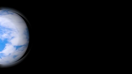 Wall Mural - Background planet Earth in motion. The cosmic abstract sphere in the universe. 