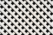 White lattice fence pattern 