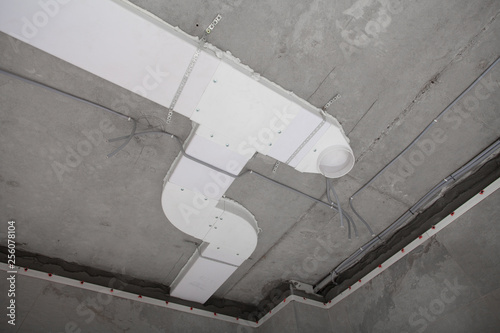 Integrated Built In Air Conditioning System On The Concrete