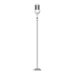 Poster - microphone singer isolated icon