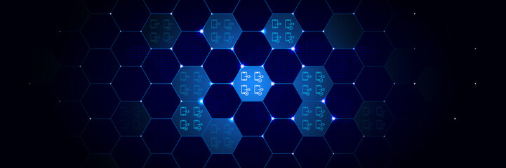 Poster - set of connect to charge smartphone icon from phone set in the technological