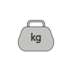 Poster - cargo outline color icon