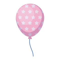 Canvas Print - balloons helium isolated icon