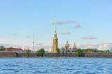 Fototapeta Desenie - View of St. Petersburg