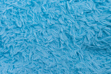 Beautiful Sparkling Artificial Blue Fur Texture