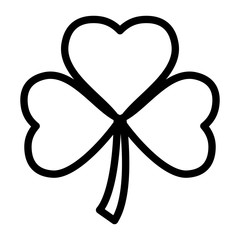 Sticker - st patrick clover leaf