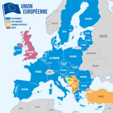 Map Of The European Union In French Language