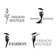 Set of vector logo design template. Fashion sign.