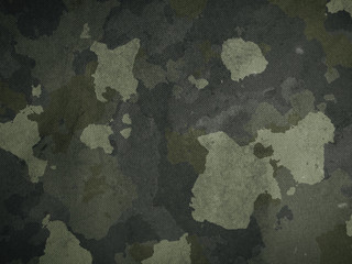 Sticker - Dirty camouflage fabric texture