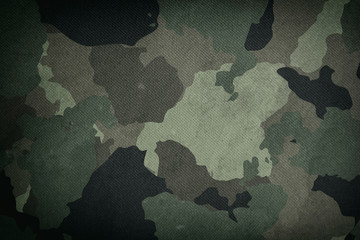 Wall Mural - dirty camouflage fabric texture