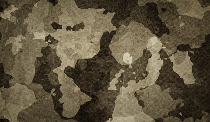 Wall Mural - dirty camouflage fabric texture for background