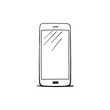 © artkozyr - Hand drawn sketch of mobile phone, mockups