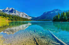 Emerald Lake,Yoho National Park In Canada
