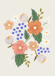 © Iisa - Red flower illustration