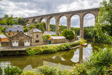 Historic Town Of Dinan, Bretagne, France