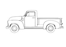 Sketch Pickup Vector