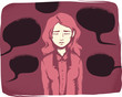 © BNP Design Studio - Girl Verbal Harassment Illustration