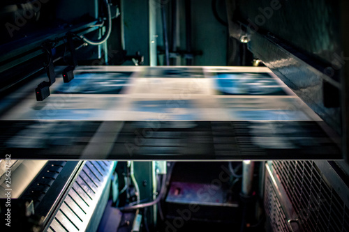 Fotografía Offsetdruck Magazin Blau