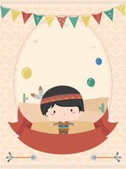 Poster - Kid Boy Birthday Invitation Illustration