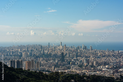 Fotografía Panorama of Beirut, Lebanon