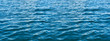 Leinwanddruck Bild - Blue water panorama background