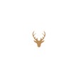 © Budi - logo deer antlers modern