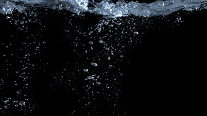  Blurry images of soda liquid water bubbles or carbonate drink or oil shape or beer fizzing or splashing and floating drop in black background for represent sparkling and refreshing