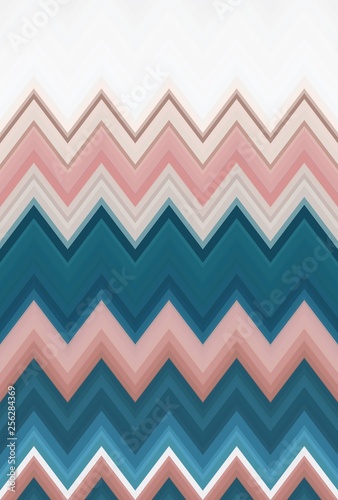 vintage retro pattern chevron zigzag. art.