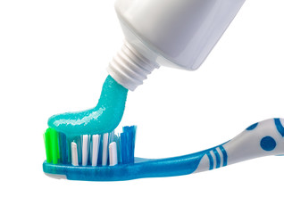 Toothbrush and toothpaste