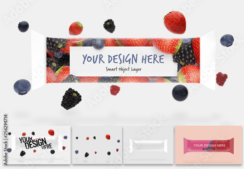 Download Snack Bar Packaging Mockup Buy This Stock Template And Explore Similar Templates At Adobe Stock Adobe Stock