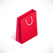 shopping bag isometric icon
