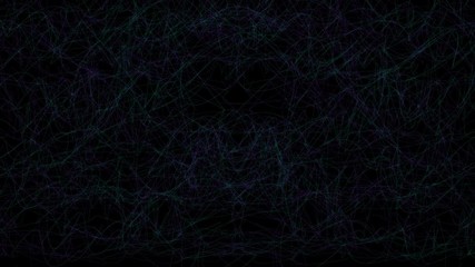 Poster - Mysterious Web Network Animated Dark Background Video