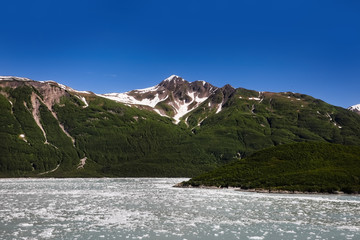 Wall Mural - Landscape in Alaska close to the Hubbard Glacier