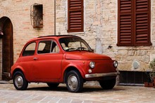 Italian Red Vintage Car