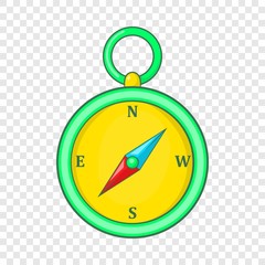 Poster - Compass icon in cartoon style isolated on background for any web design 