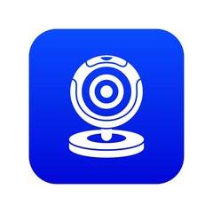 Poster - Webcam icon digital blue for any design isolated on white vector illustration
