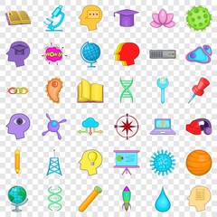 Poster - Creative business icons set. Cartoon style of 36 creative business vector icons for web for any design
