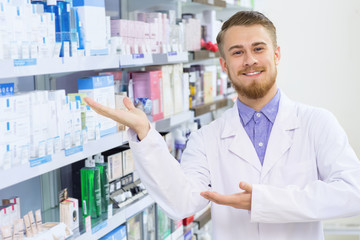 Wall Mural - Professional pharmacist at the drugstore