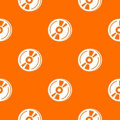 Poster - Cd pattern vector orange for any web design best