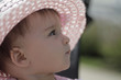 portrait of baby in a hat
