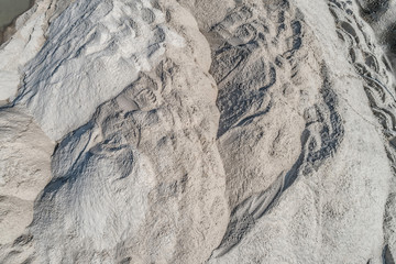 Wall Mural - Sand mine, view from above