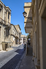 Wall Mural - streets of old city of Baku