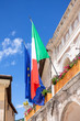 flag of Italy and Europe