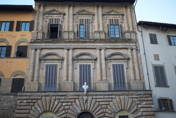 Poster - Florence, Italy - February 27, 2019 : View of Palazzo Uguccioni