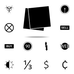 Poster - layers of paper icon. web icons universal set for web and mobile