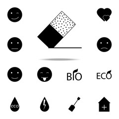 Poster - pencil eraser icon. web icons universal set for web and mobile