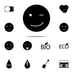 Aufkleber - smiley icon. web icons universal set for web and mobile