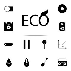 Aufkleber - eco products icon. web icons universal set for web and mobile