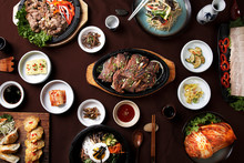 Korean diner table